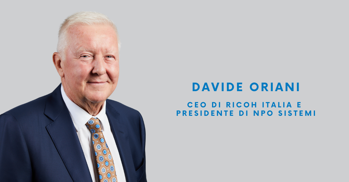 Davide Oriani Presidente di Npo Sistemi